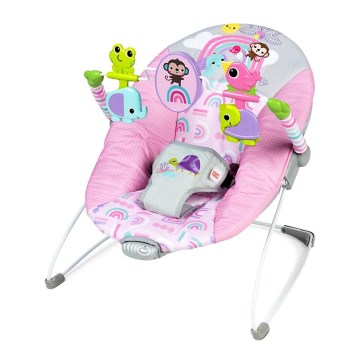 Bright Starts - Bērnu kustīgs šūpuļkrēsls PINK PARADISE 1xLR14