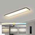 Brilagi - LED aptumšojama griestu lampa SLIMFRAME LED/58W/230V 120x30 cm 3000-6000K melna + tālvadības pults