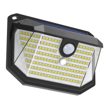 LED Saules enerģijas sienas lampa ar sensoru LED/4W/5,5V IP65 1200 mAh
