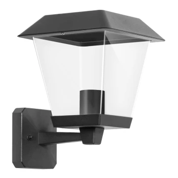 Aigostar - Āra sienas lampa 1xE27/60W/230V IP44 antracīta