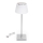 Aigostar - LED Aptumšojama uzlādējama āra galda lampa LED/4W/5V 3600mAh balta/hroms IP54
