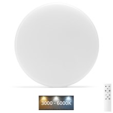 Aigostar - LED Aptumšojama vannas istabas griestu lampa LED/18W/230V 3000-6000K IP54 + tālvadības pults