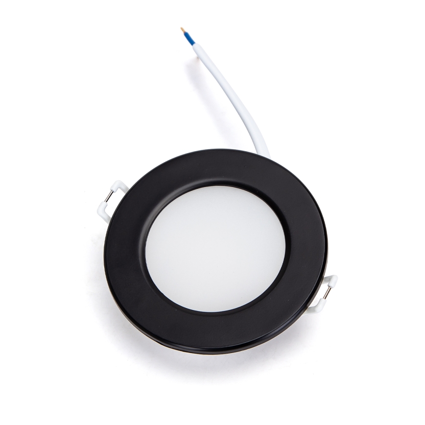 Aigostar - LED Iegremdējama vannas istabas lampa LED/4,8W/230V 3000K melna IP65