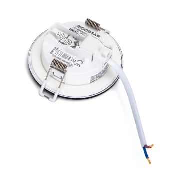 Aigostar - LED Iegremdējama vannas istabas lampa LED/4,8W/230V 4000K melna IP65