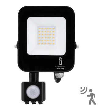 Aigostar - LED Prožektors ar sensoru LED/20W/230V 4000K IP65