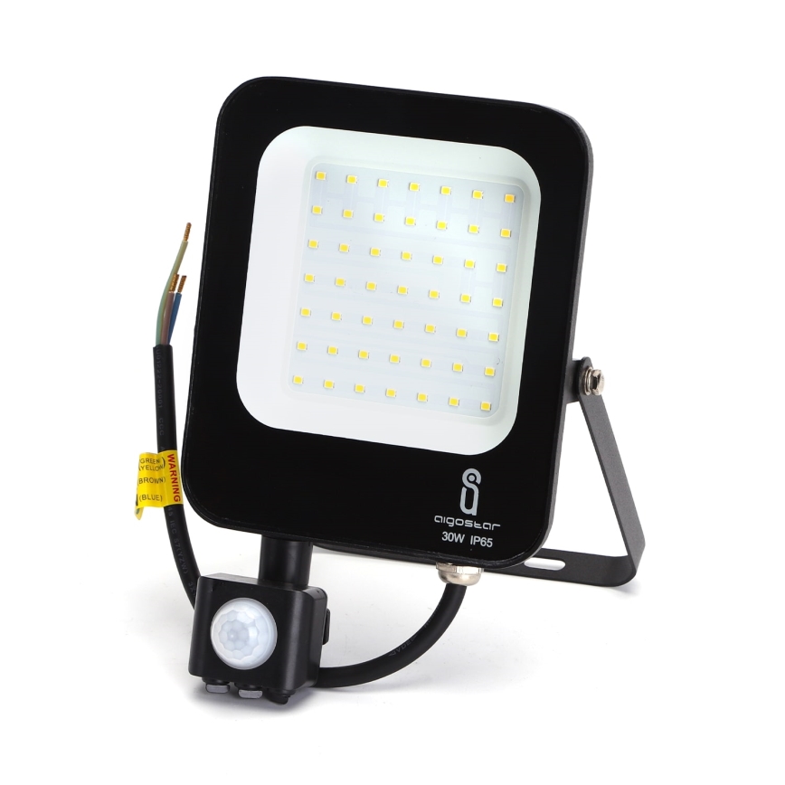 Aigostar - LED Prožektors ar sensoru LED/30W/230V 4000K IP65