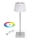 Aigostar - LED RGBW Aptumšojama uzlādējama āra galda lampa LED/4W/5V 3600mAh balta/hroms IP54