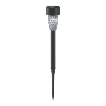 Aigostar - LED Saules enerģijas lampa LED/0,006W/1,2V 29,7 cm melna 6500K IP44