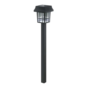 Aigostar - LED Saules enerģijas lampa LED/0,006W/1,2V 32 cm melna 6500K IP44