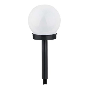 Aigostar - LED Saules enerģijas lampa LED/0,006W/1,2V 33cm melna 6500K IP44