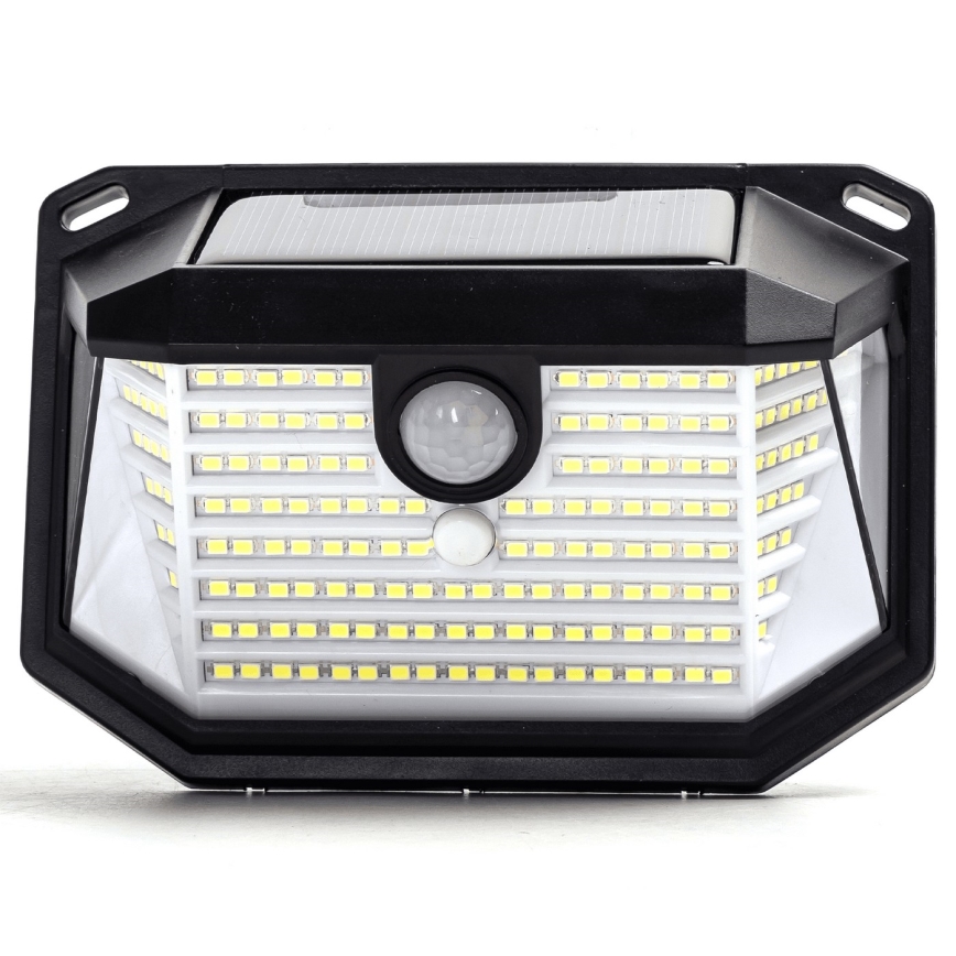 Aigostar - LED Saules enerģijas sienas lampa ar sensoru LED/0,8W/5,5V 6500K IP65