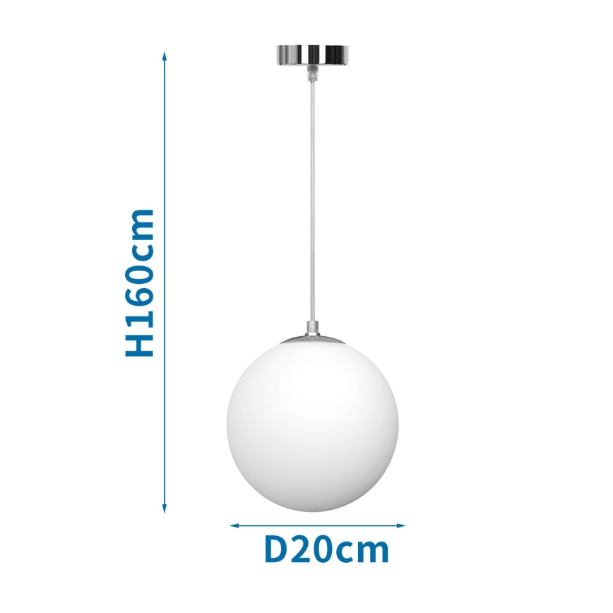 Aigostar - Lustra ar auklu 1xE27/40W/230V