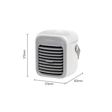 Aigostar - Pārnēsājama air cooler 8W/5V balta