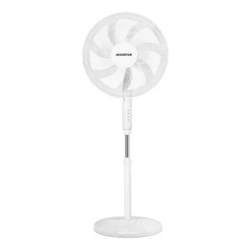 Aigostar - Statīva ventilators 60W/230V balta