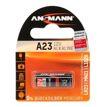 Ansmann 04678 - A 23 - Alkaline baterija A23/LR23/LRV08, 12V