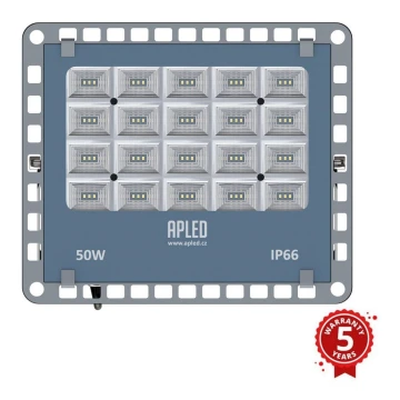 APLED - Āra LED plūdu gaismeklis PRO LED/50W/230V IP66 5000lm 6000K