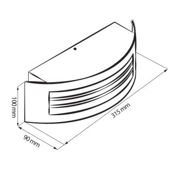 Āra Apgaismojums SITOM 1xE27/14W/230V