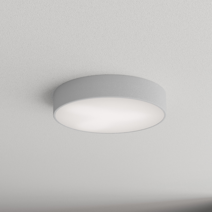 Āra griestu lampa ar sensoru CLEO 3xE27/24W/230V d. 40 cm pelēka IP54