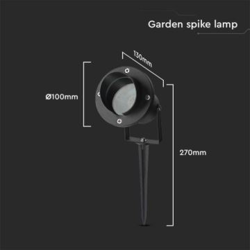 Āra lampa 1xGU10/35W/230V IP65