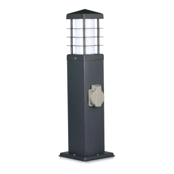 Āra lampa ar kontaktligzdām 1xE27/13W/230V IP44