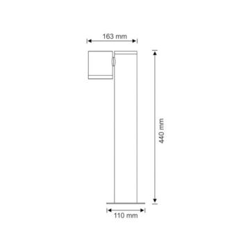 Āra lampa PINO 1xGU10/10W/230V IP44 44 cm