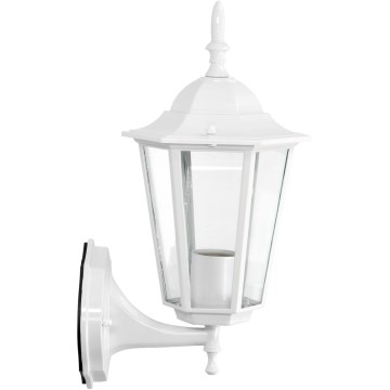 Āra sienas lampa 1xE27/60W/230V IP44 balta