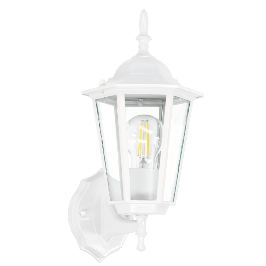 Āra sienas lampa 1xE27/60W/230V IP44 balta