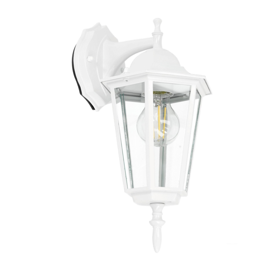 Āra sienas lampa 1xE27/60W/230V IP44 balta