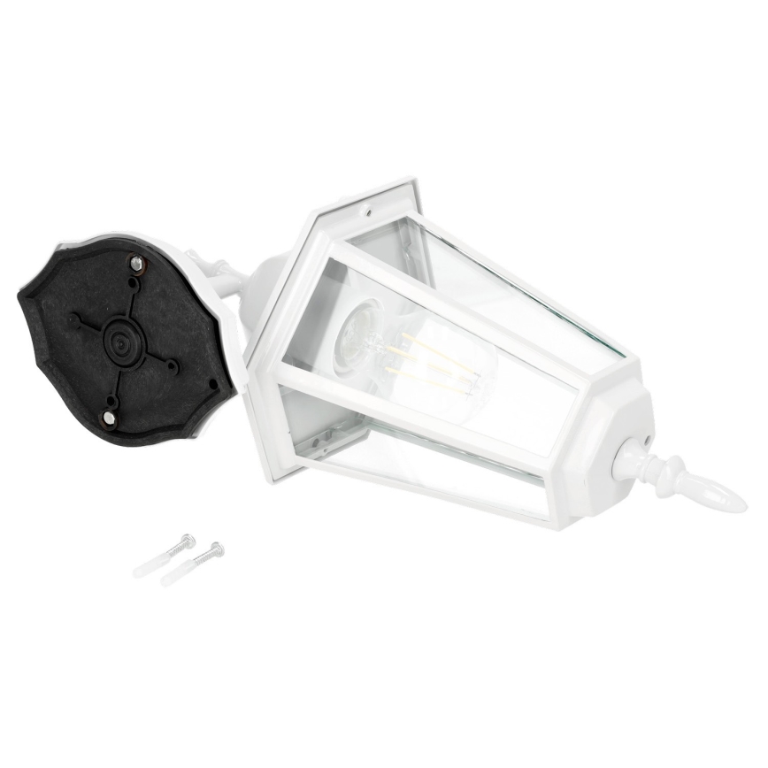 Āra sienas lampa 1xE27/60W/230V IP44 balta