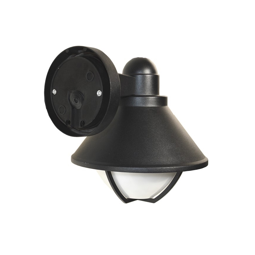 Āra sienas lampa EDINA 1xE27/60W/230V IP44 melna