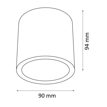 Āra starmetis OHIO 1xGU10/10W/230V IP54 melna