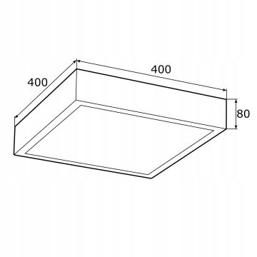 Argon 1702 - Griestu lampa FORM 4xE27/15W/230V