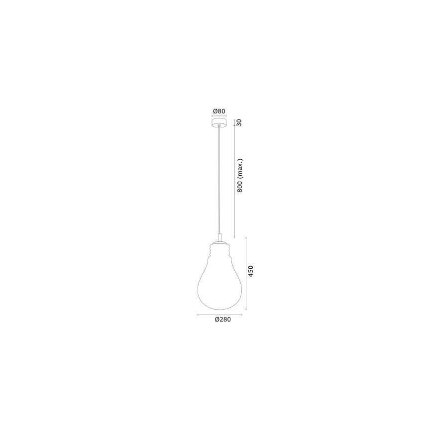 Argon 4879 - Lustra ar auklu JESSE 1xE27/15W/230V zelta/balta