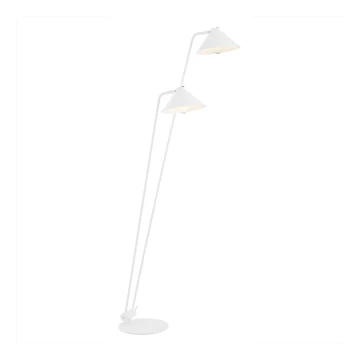 Argon 7074 - Grīdas stāvlampa GABIAN 2xE27/15W/230V balta