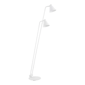 Argon 7076 - Grīdas stāvlampa AVALONE 2xE27/15W/230V balta