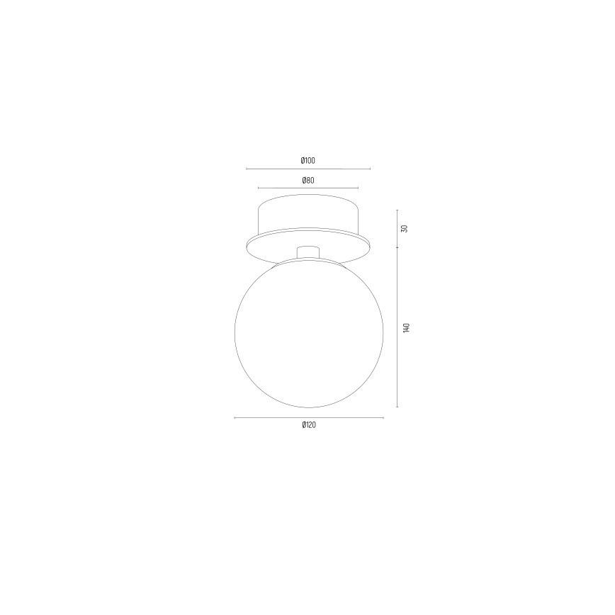 Argon 8510 - Sienas lampa PALOMA 1xE14/7W/230V zelta/melna