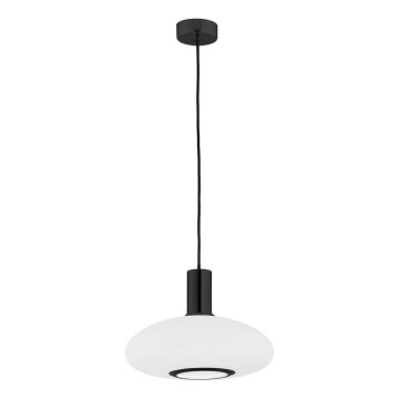 Argon 8565 - Lustra ar auklu SAGUNTO PLUS 1xE27/15W/230V d. 30 cm melna