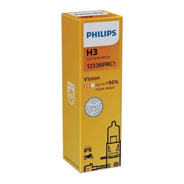 Auto spuldze Philips VISION 12336PRC1 H3 PK22s/55W/12V 3200K