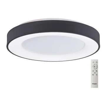 Azzardo AZ4995 - LED Aptumšojama griestu lampa SANTANA LED/80W/230V melna + tālvadības pults