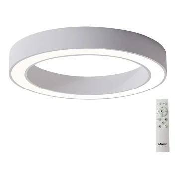 Azzardo AZ5037 - LED Aptumšojama griestu lampa MARCO LED/80W/230V balta + tālvadības pults