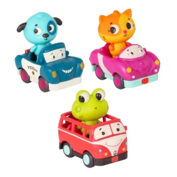 B-Toys - Spīdošas automašīnas ar melodiju 3xAG13