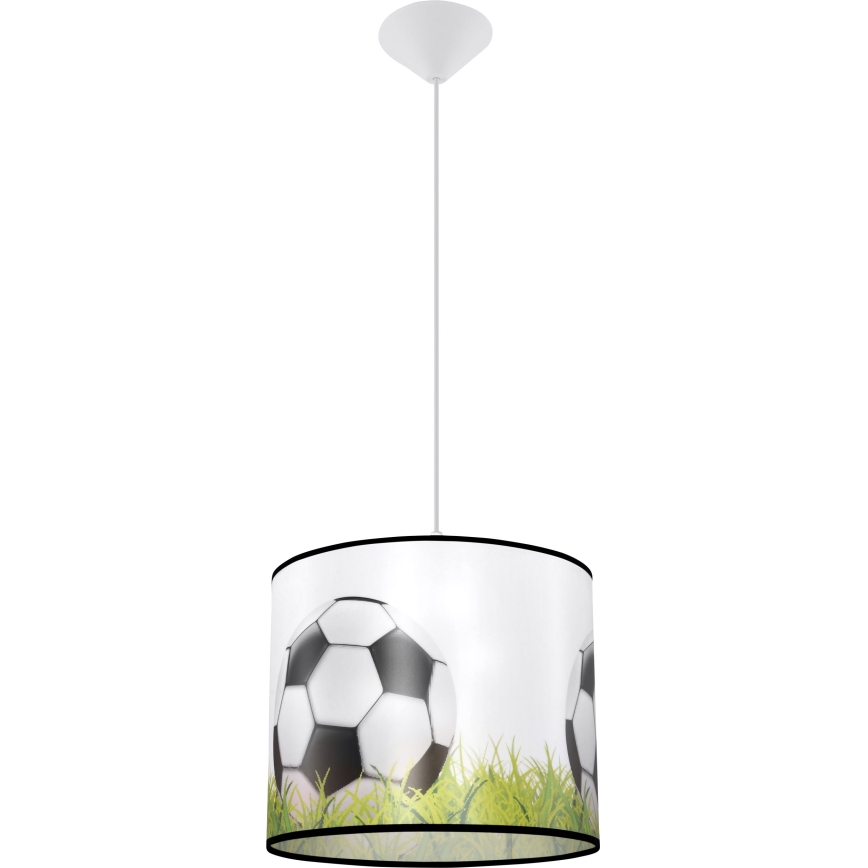 Bērnu lustra ar auklu FOOTBALL 1xE27/15W/230V d. 30 cm