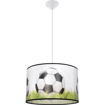 Bērnu lustra ar auklu FOOTBALL 1xE27/15W/230V d. 40 cm