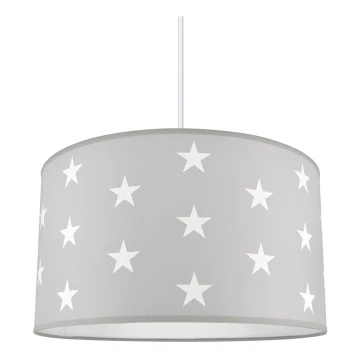 Bērnu lustra STARS GREY 1xE27/60W/230V