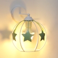 Bērnu sienas lampa STARS 1xE27/15W/230V zaļa/balta