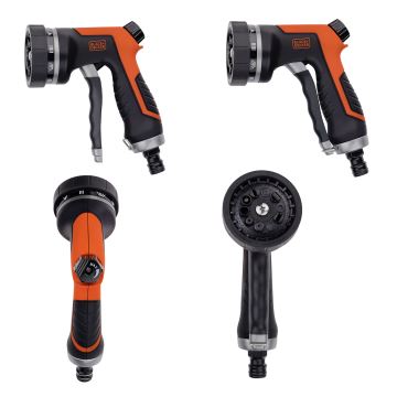 BLACK+DECKER - Laistīšanas pistole 10 funkcijas