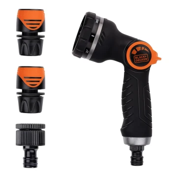 BLACK+DECKER - Laistīšanas pistole ar 3 savienotāji