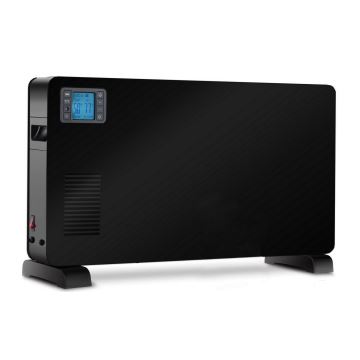 Brilagi - Elektriskais sildītājs ar konvektoru 1000/1300/2300W LCD/timer/TURBO/termostats melna + TP