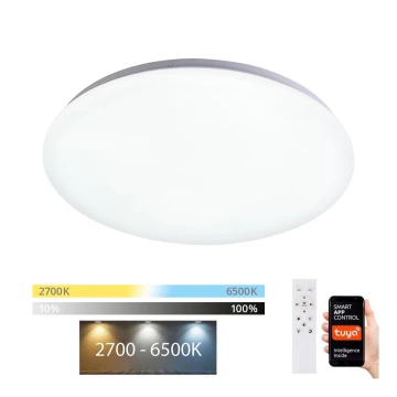 Brilagi - LED Aptumšojama griestu lampa SMART LED/24W/230V 2700-6500K Wi-Fi Tuya + tālvadības pults