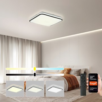 Brilagi - LED Aptumšojama griestu lampa SMART LED/28W/230V 3000-6000K 40x40 cm Wi-Fi Tuya + tālvadības pults